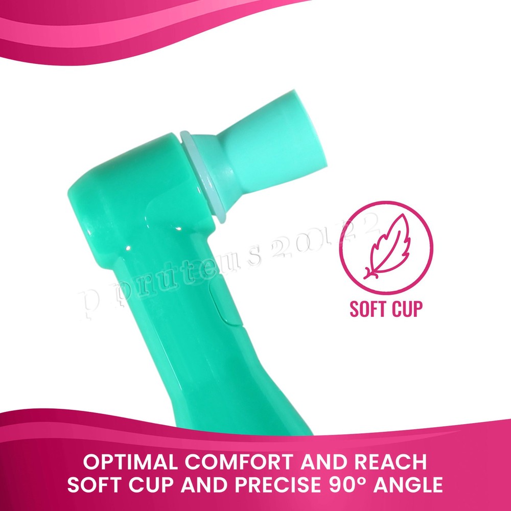 100pcs Dental Disposable Prophy Angles Soft Cup Latex Free Right Angle 90° angle