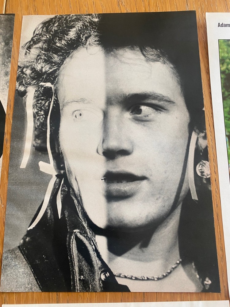 ADAM & the ANTS 1981 Japan ad/cuttings x11 magazine cover Stand and Deliver RARE