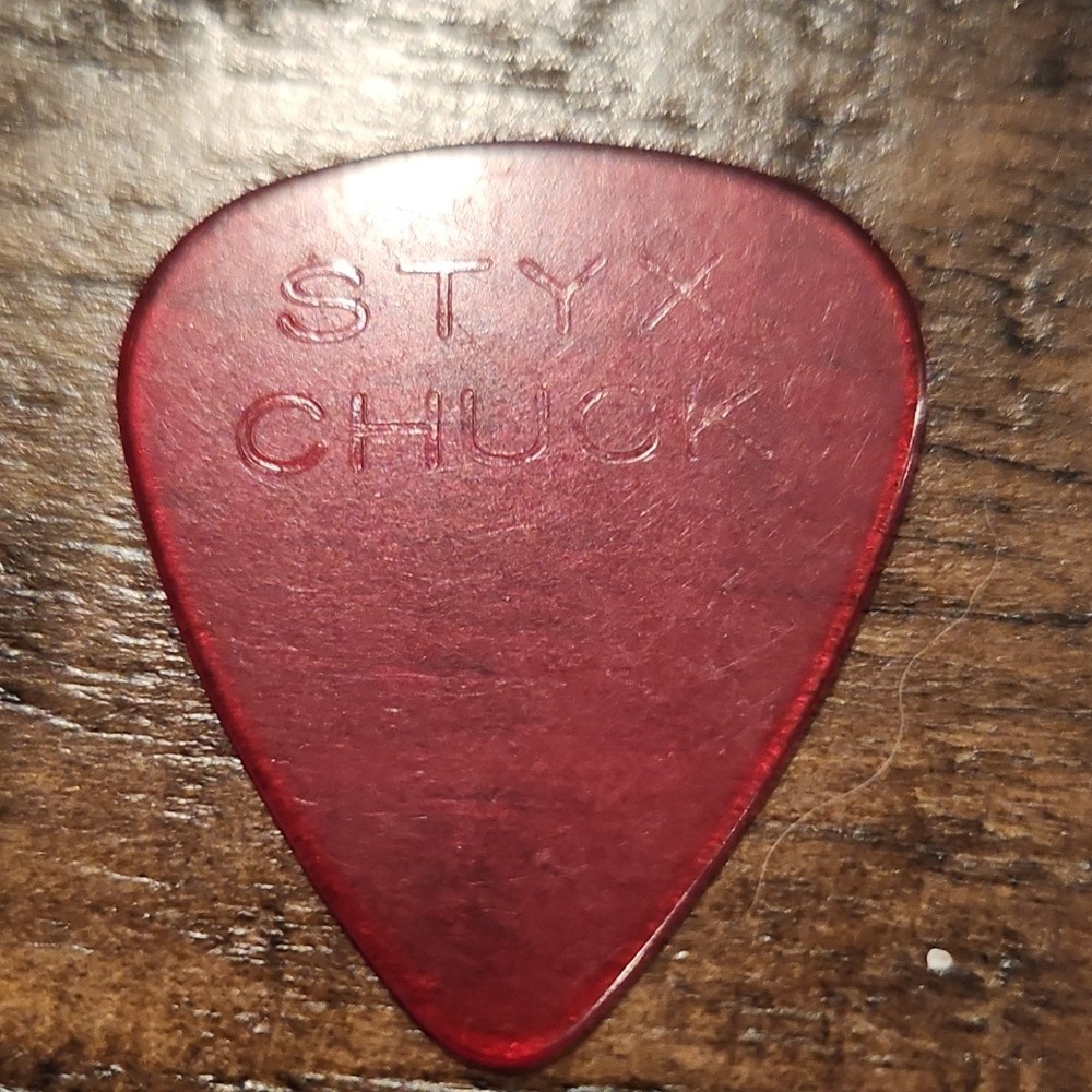 STYX Chuck Panozzo guitar pick