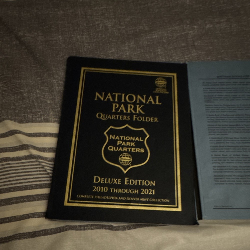 Whitman National Park Quarters Folder Deluxe Edition 2010-2021