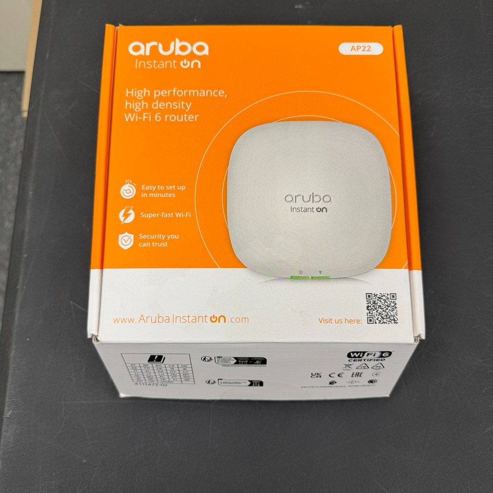 HPE Networking Instant On AP22 - wireless access point - (R6M49A) OPEN BOX
