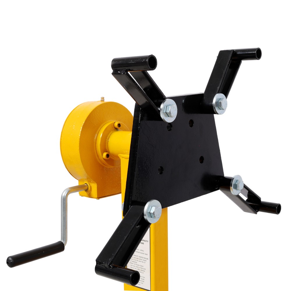 1000lbs Folding Engine Stand Geared Rotating Head 360 Degree Adjustable Mounting