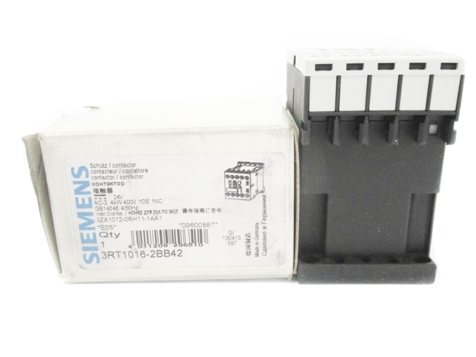 SIEMENS 3RT1016-2BB42 24V 22A NSMP