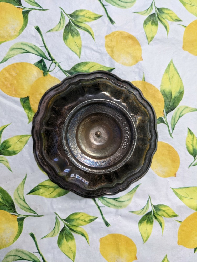 WM ROGERS CANDY DISH