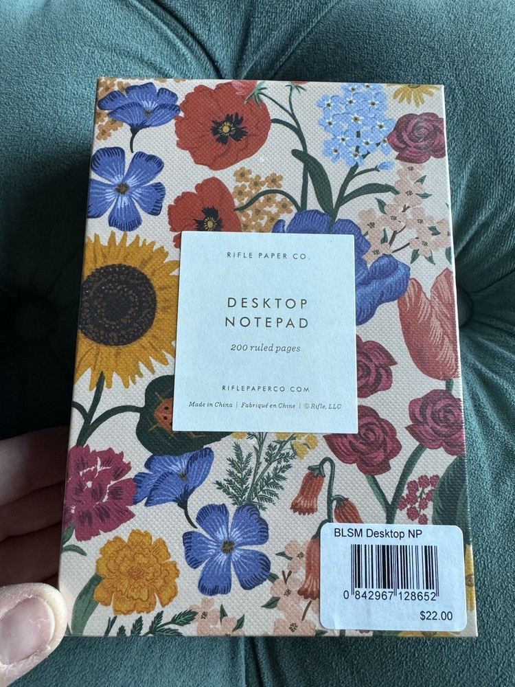Rifle Paper Co Blossom Desktop Notepad