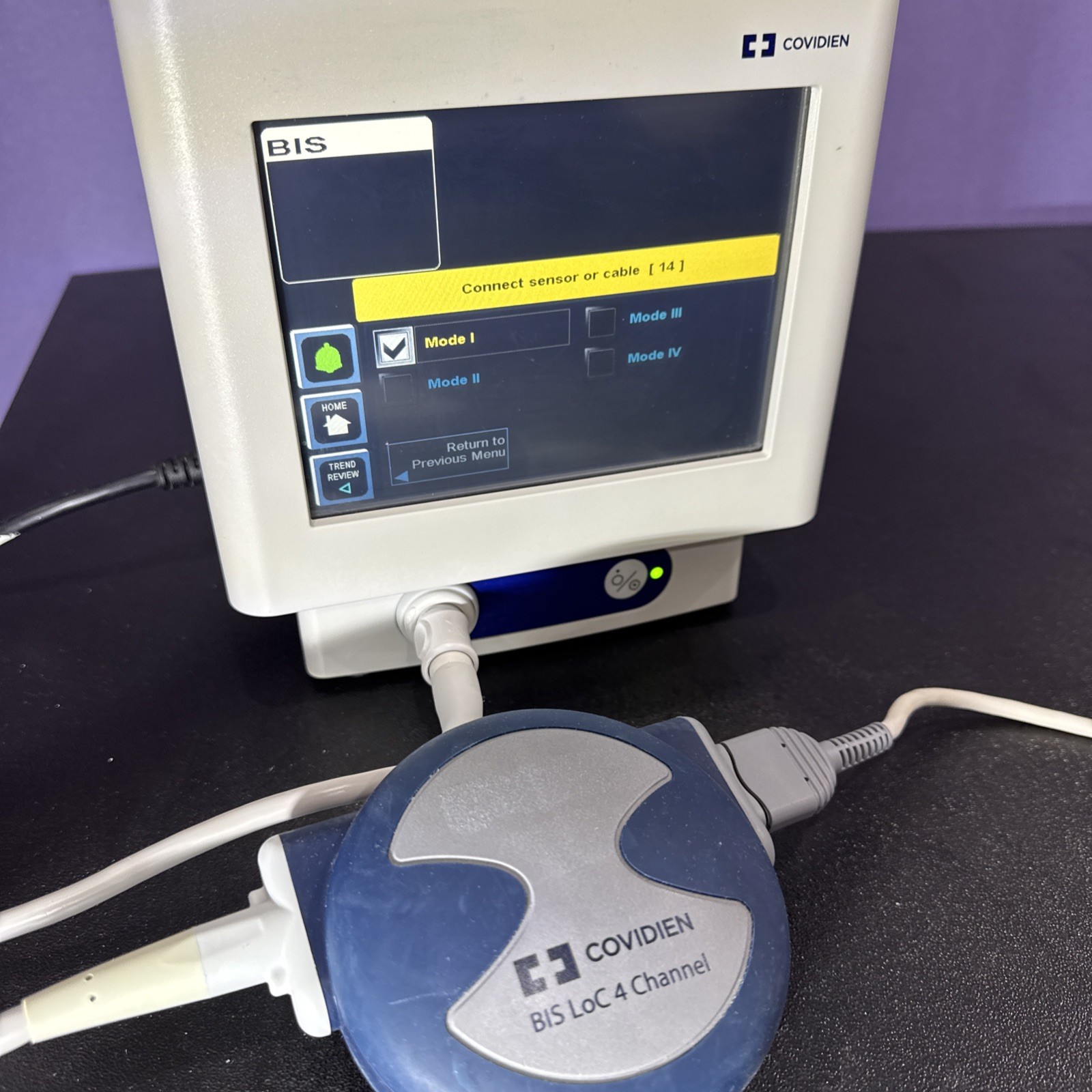 2020 Covidien BIS Monitoring System 185-0151 Bis Loc 4Ch Module Cable 39067