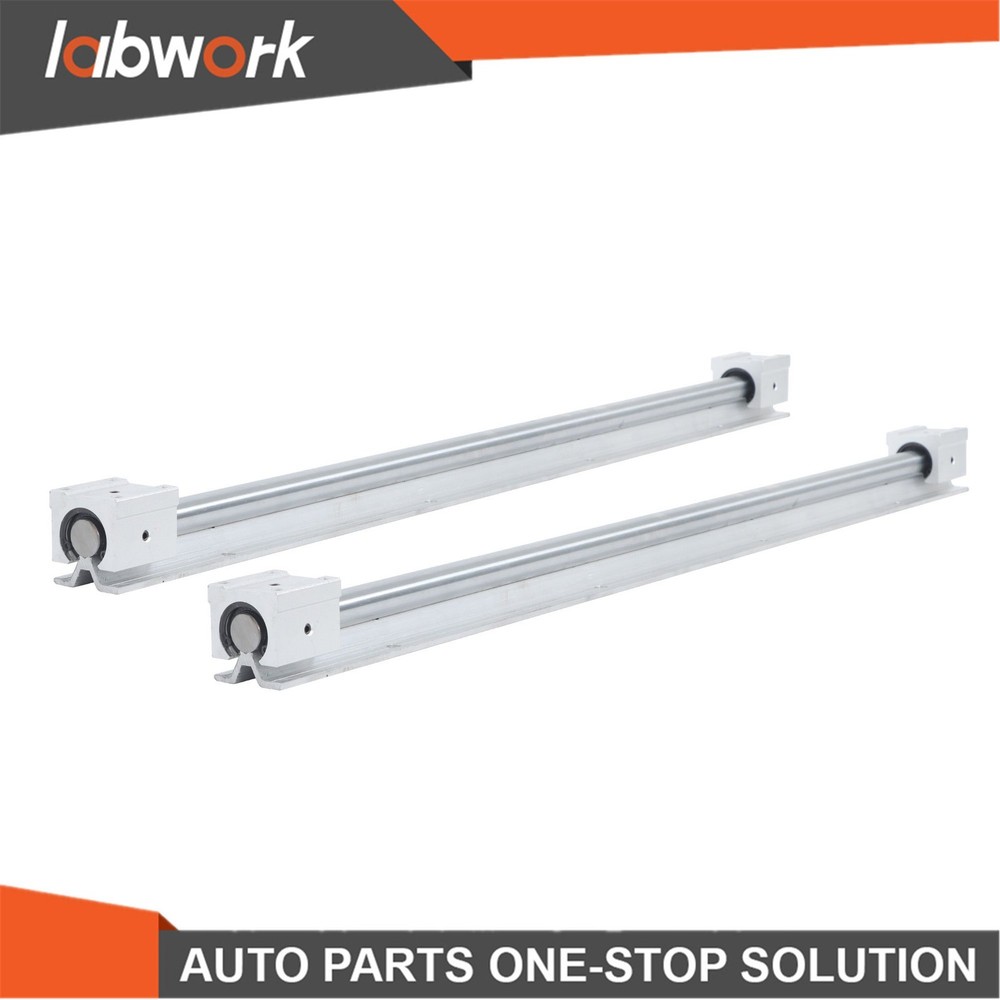 Labwork SBR20 800mm Linear Rail + 4 Square Carriage Blocks for CNC Mills