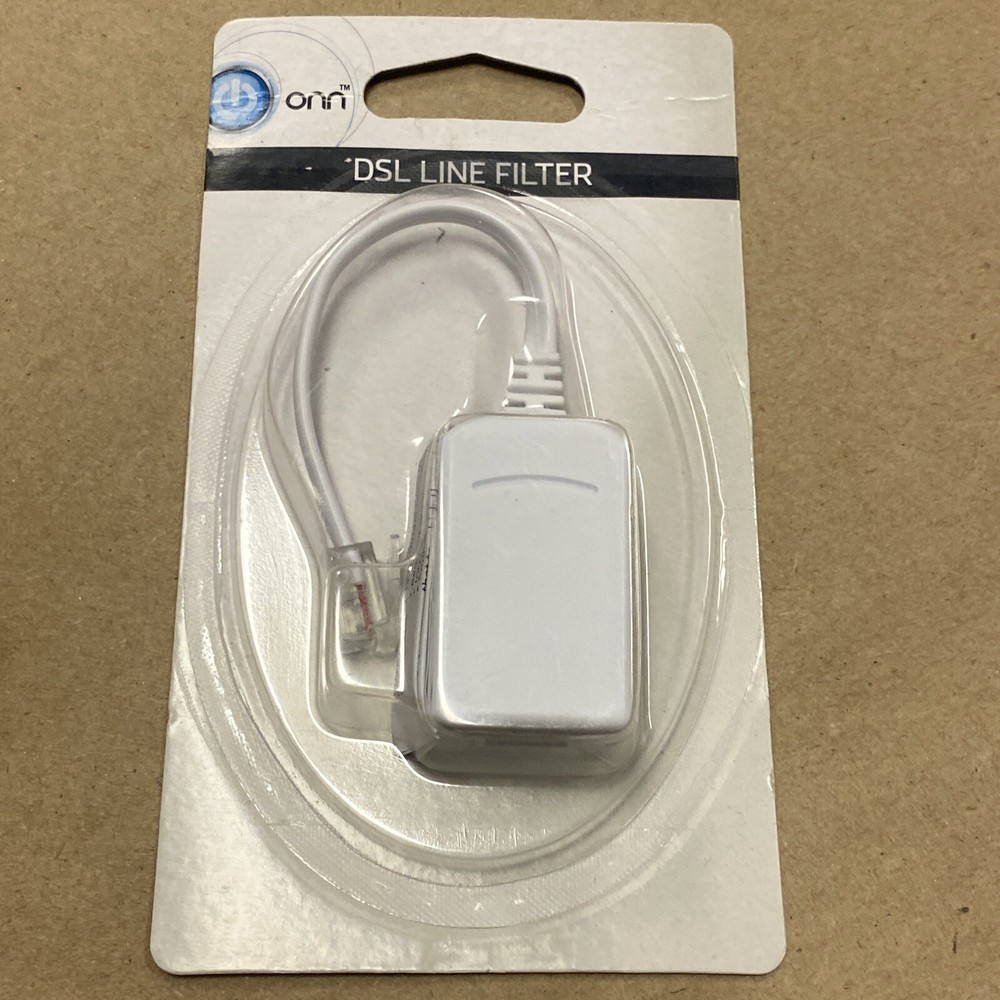 Onn DSL Line Filter Optimize ONB16TE015 White - SEALED NEW