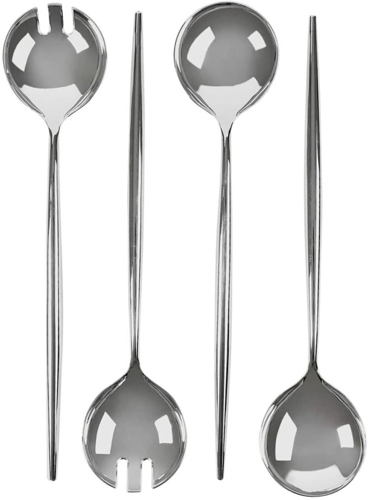 Novelty 13" Serving Spoon & Spork Silver for Parties Kitchen & Tableware