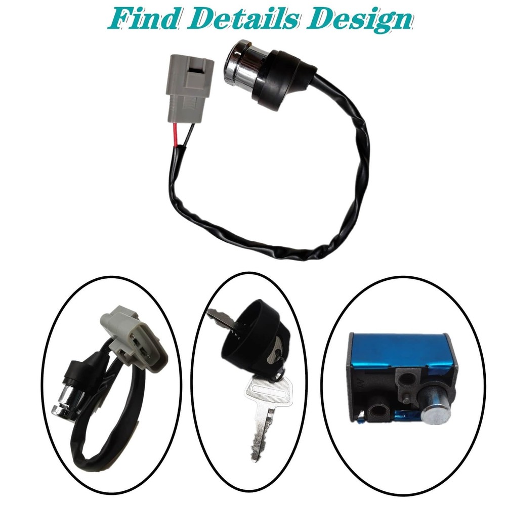 Ignition Switch with Key for CFMOTO CFORCE 400, CFORCE 500 ATV Ignition Lock ...