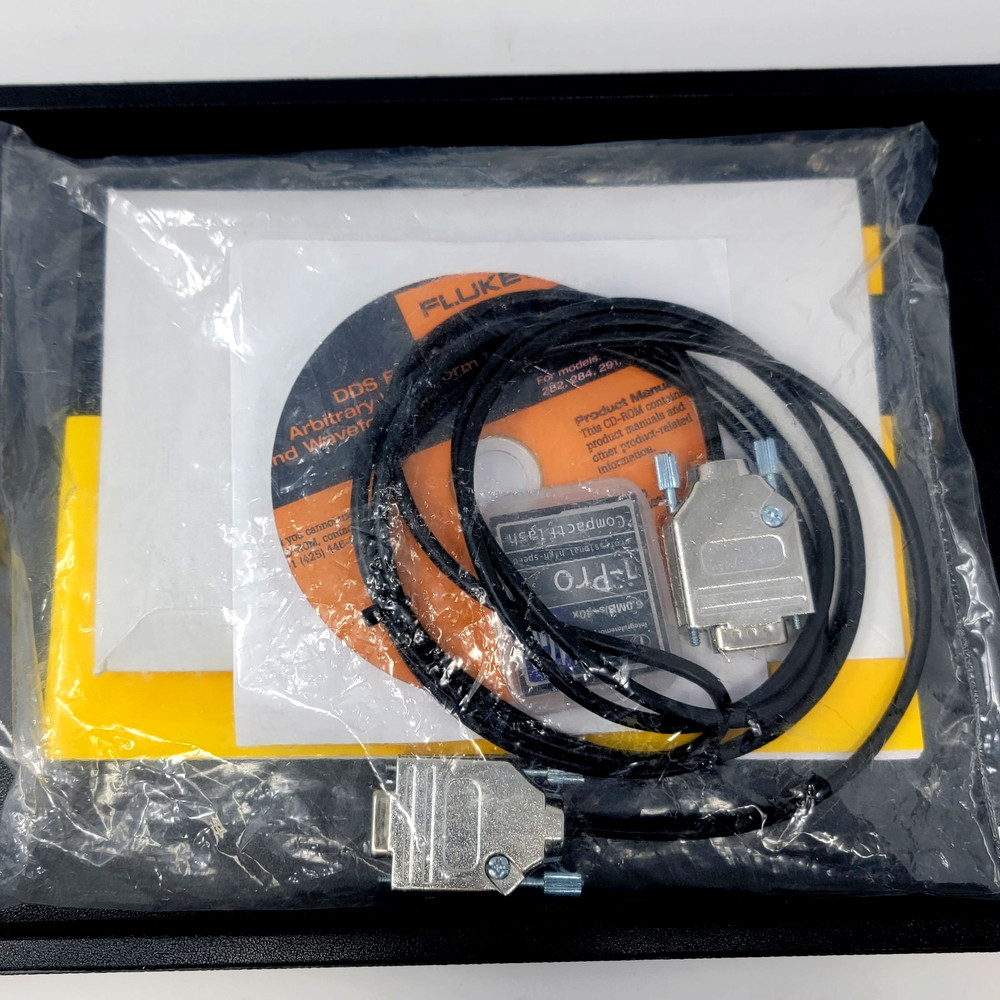FLUKE MS/s ARBITRARY WAVEFORM GENERATOR MANUAL CD ROM CABLE KIT NEW