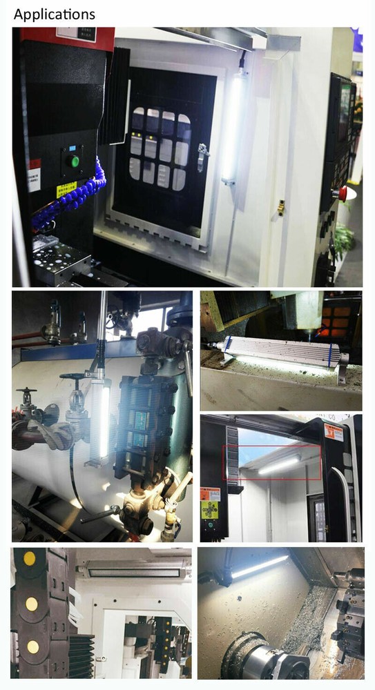 LED Milling CNC Machine Tool Light Working Lamp lathe lamp Workshop AC24~220V