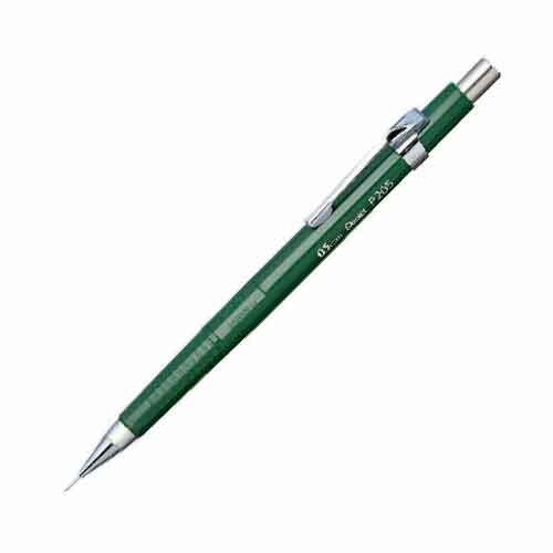 Pentel Sharp Drafting Mechanical Pencil 0.5mm Hi Polymer Lead (HB) Green Barrel