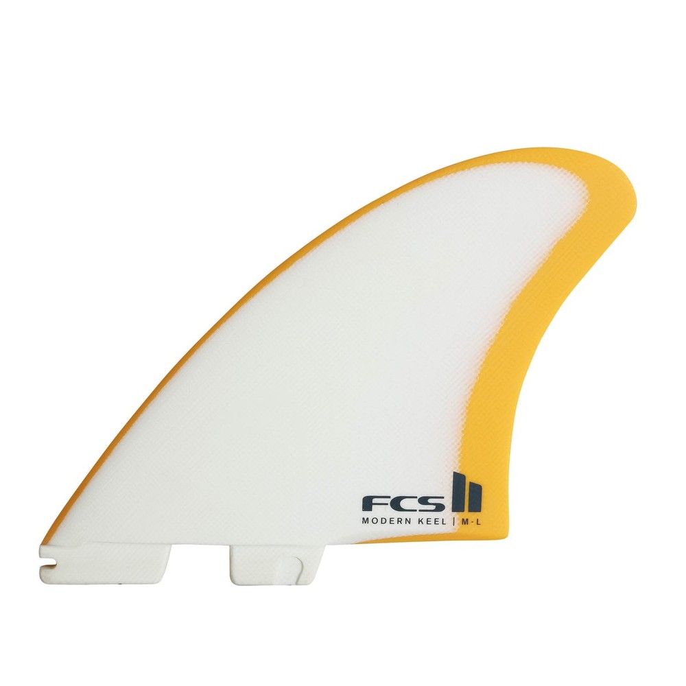 FCS 2 Modern Keel PG Twin Fin Set Mango-White