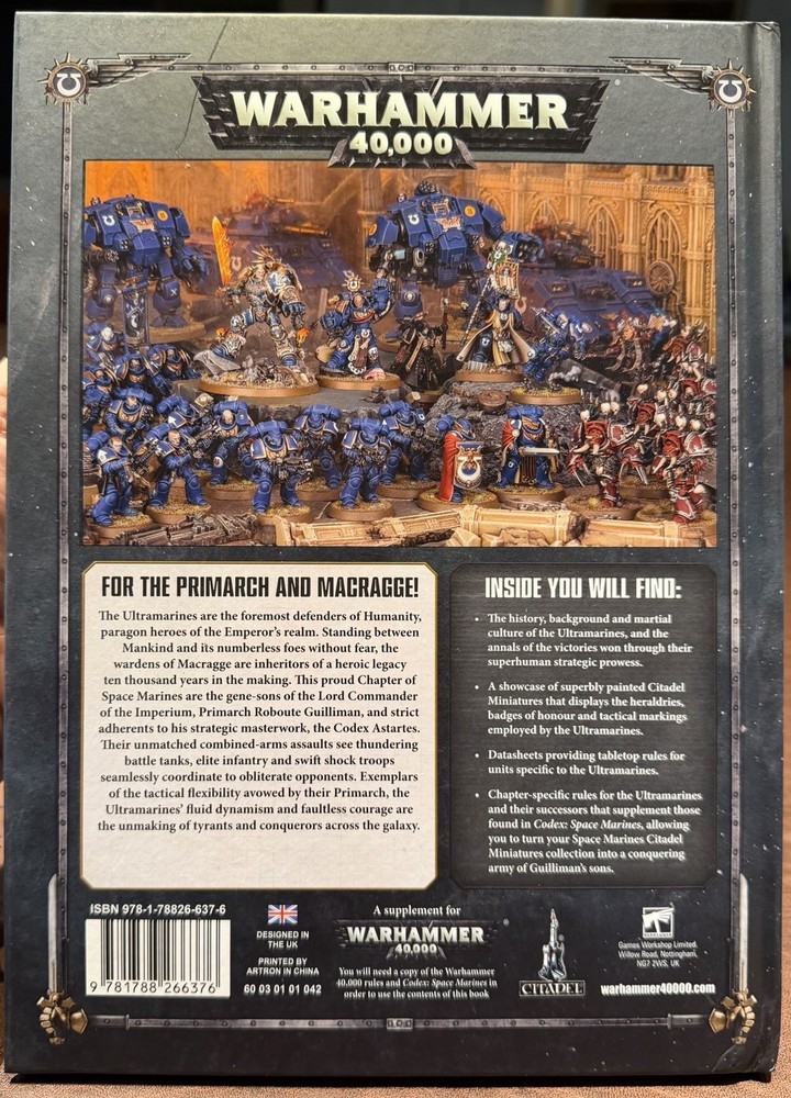 Games Workshop - Warhammer 40,000 - CODEX: Ultramarines