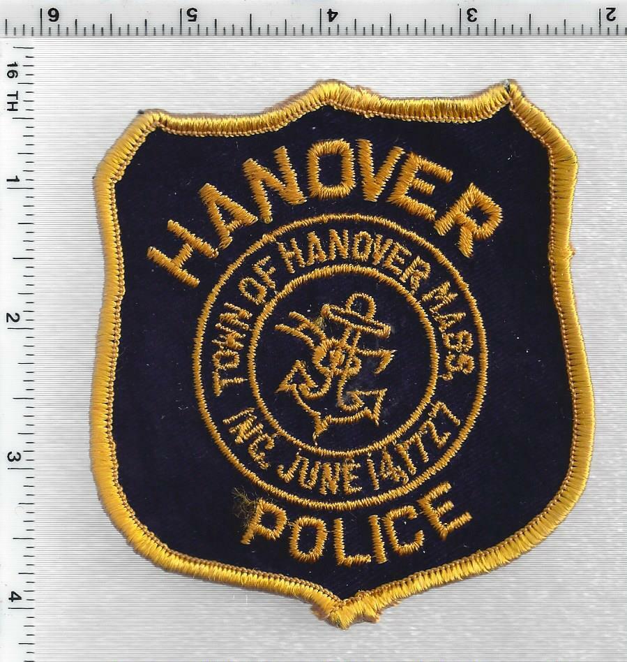 Hanover Police (Massachusetts) 1st Issue Shoulder Patch