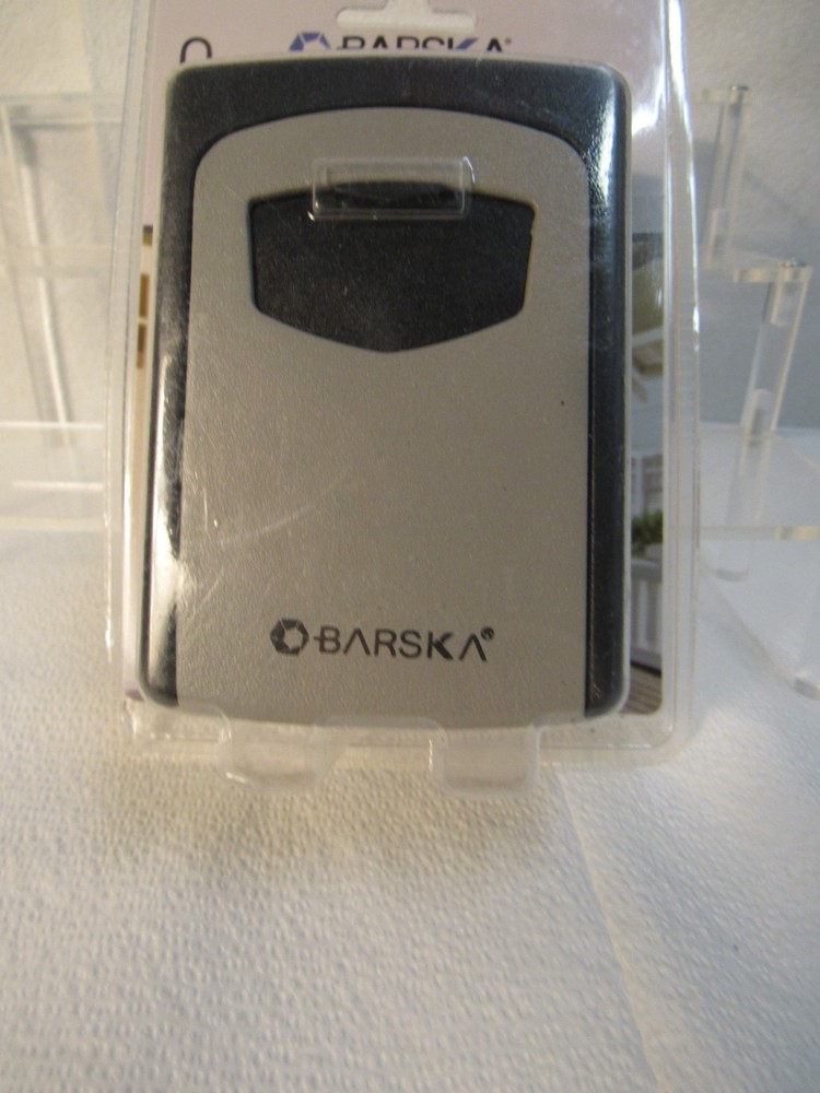 Barska Security Key Safe Combination Lock Box with Door Hanger & Wall Mount