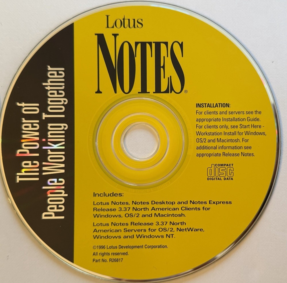 Vintage Lotus Notes CD Lot - 22 CDs from Business Partner Program