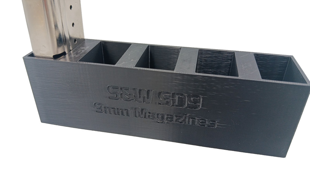 5 Mag Storage Rack For Smith & Wesson SD9 Magazine Holder Range Bin