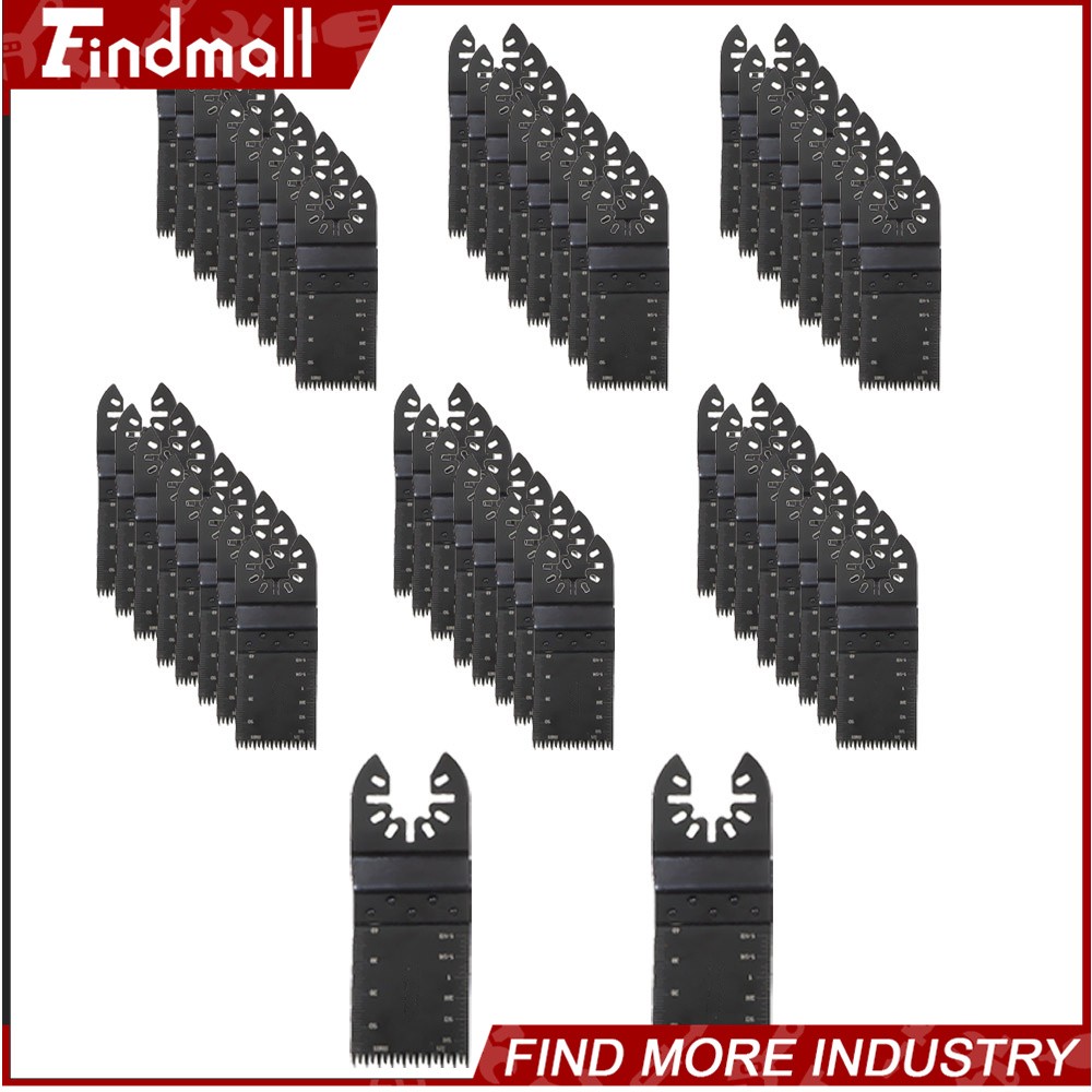 Findmall 50Pcs 1-3/8" Multi Tool Blades Oscillating Tool for Wood and Metal