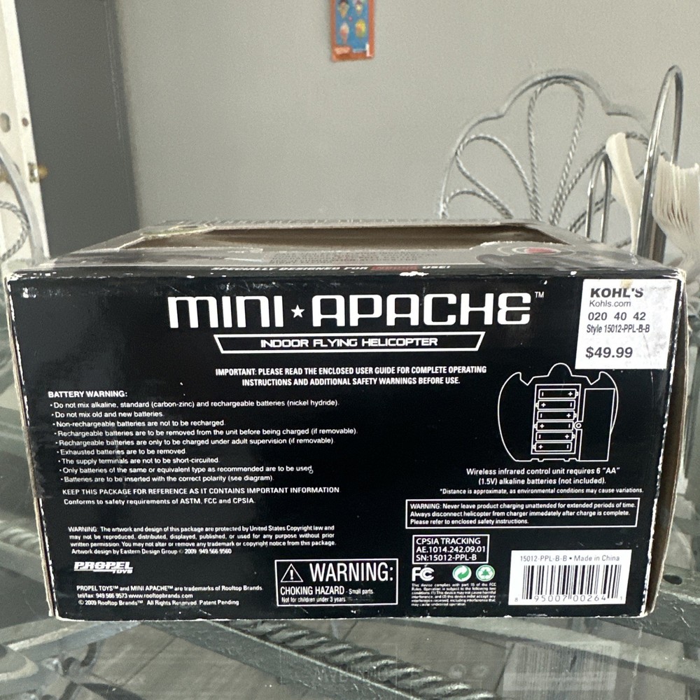 Mini Apache - Wireless RC - Indoor Flying Helicopter