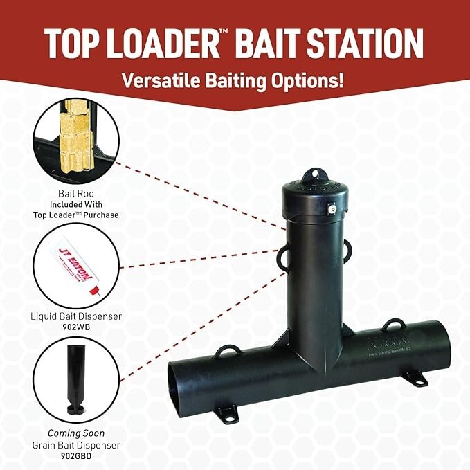 JT Eaton 902 Top Loader Rat Bait Station - 1 Pack