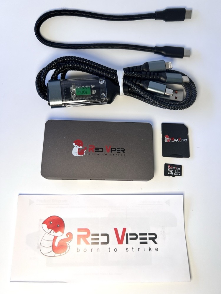 Red Viper USB-C Docking Station w/ 32GB Storage