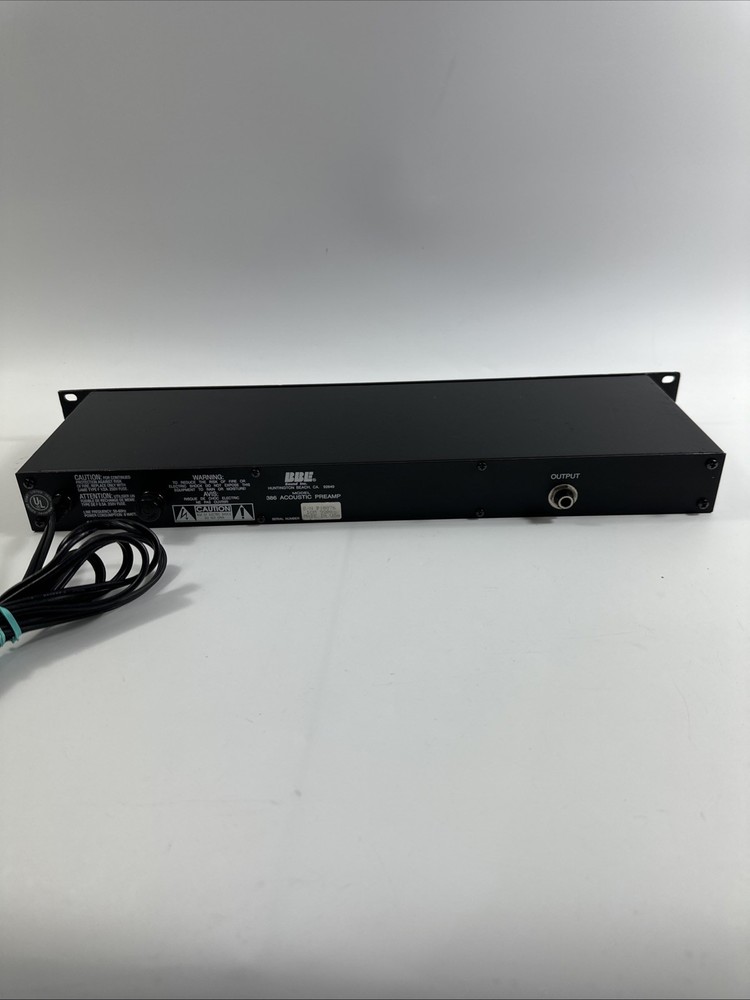 BBE 386 Acoustic Preamp - Rack Gear Effects