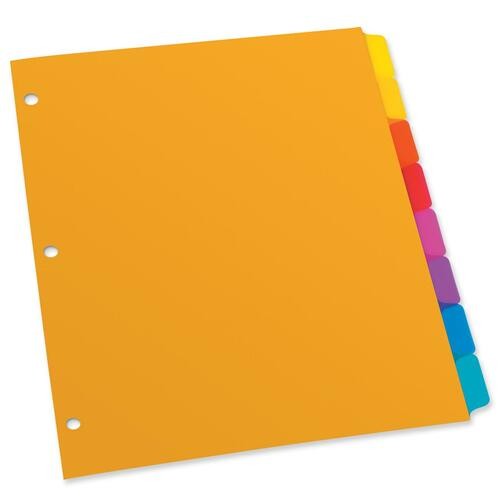 Esselte Plain Tab Poly Index Divider PL2138RBW