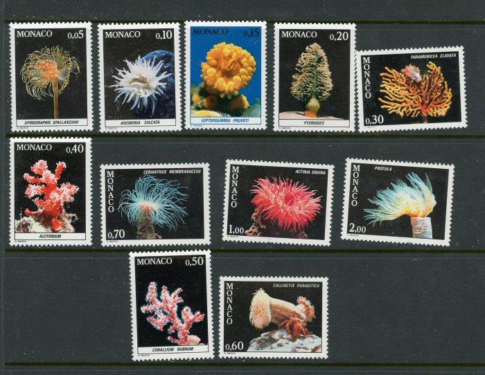 Monaco #1259-69 MNH