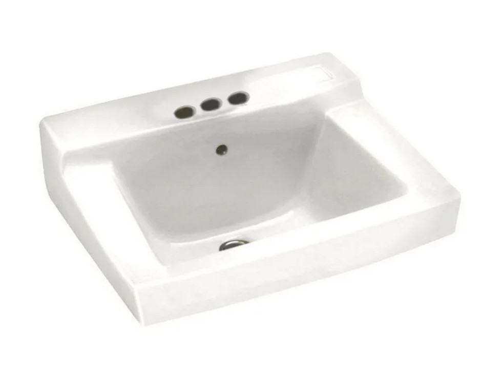 American Standard 0321.026 Declyn 18-1/2" Rectangular Bathroom Sink, White