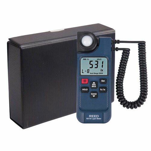 Reed Instruments R8140 LED Light Meter with Backlit LCD display