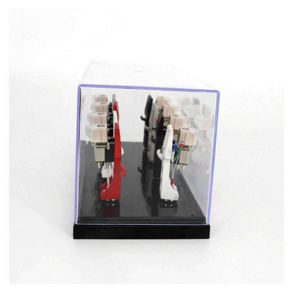 Headshell Cartridge Keeper Phono Shell Case Acrylic Box Stylus Holder Organizer