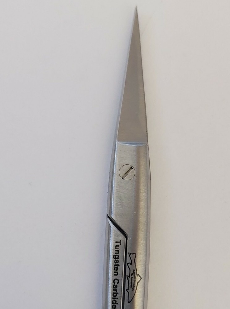 Fly Tying SCISSORS TUNGSTEN CARBIDE " Straight Scissors 4" " Black