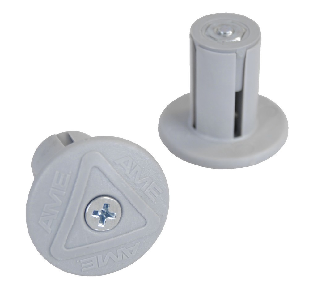 AME Grip Savers Bicycle Handlebar Bar Ends (PAIR) - GRAY GREY