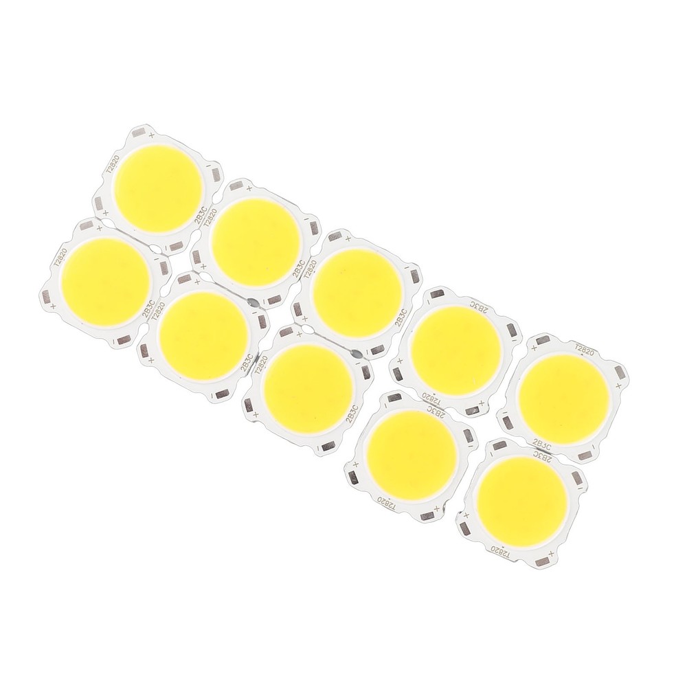 10pcs Round COB LED Chip Bulb For Bright Decoration Light
