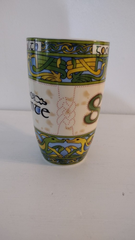 Irish Weave Ceramic Mug with Slainte One Mug