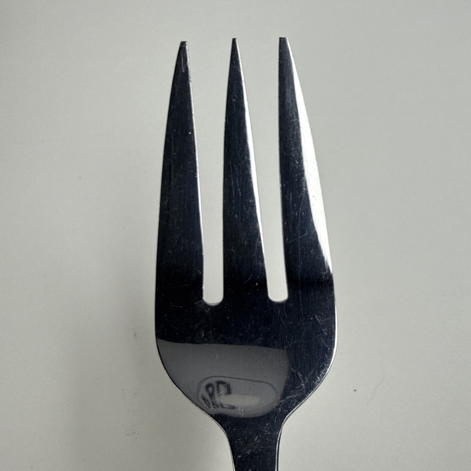 Vtg Stanley Roberts Japan Stainless Steel Serving Set MCM Pierced Spoon Fork 2pc