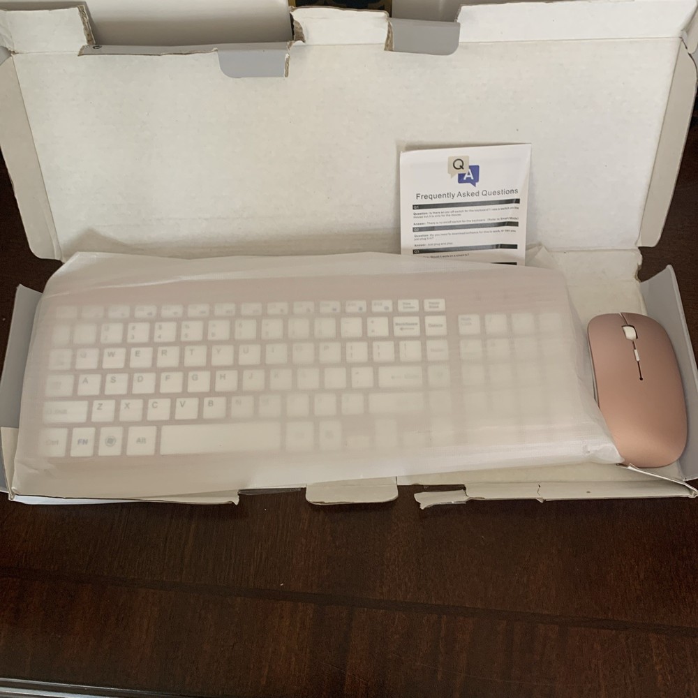 Wireless Keyboard And Mouse Set Mini 2.4G For Computer or Laptop.