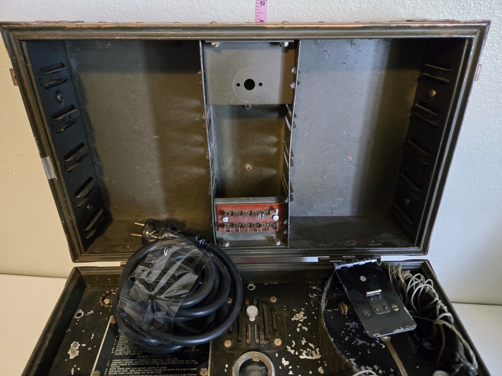 Antique Original World War Two WW2 Era Morse Code Training Machine.