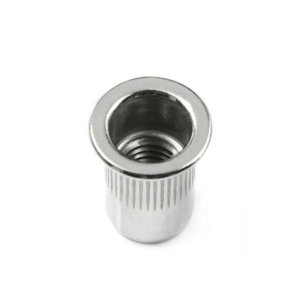 M3-M8 Aluminum Rivet Flat Head Threaded Set Rivet Nuts Blind Nutsert Kit 150PCS