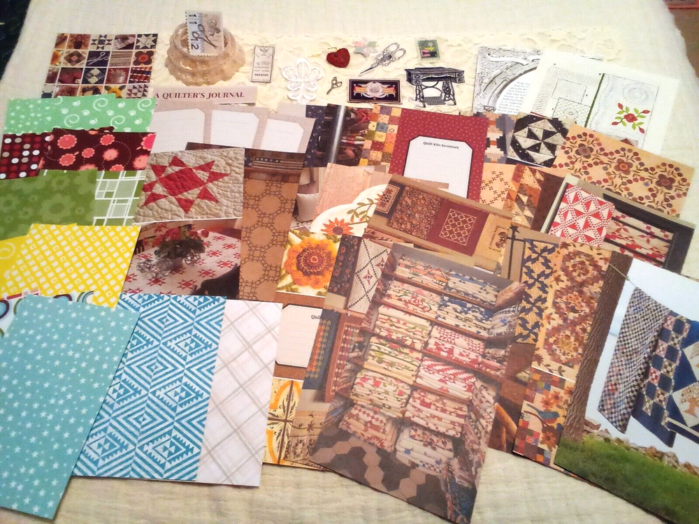 Journal/Scrapbook Supplies, 54 pc. Quilting