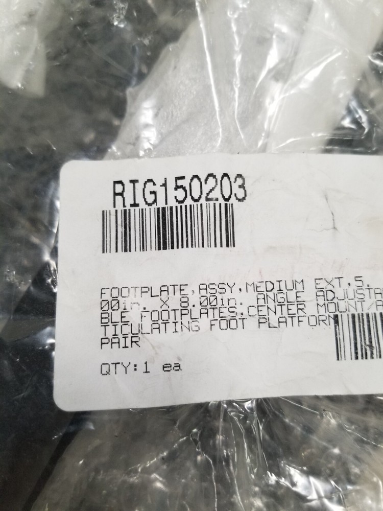 PRIDE MOBILITY RIG150203 ANGLE ADJUSTABLE FOOTPLATES, ASSY