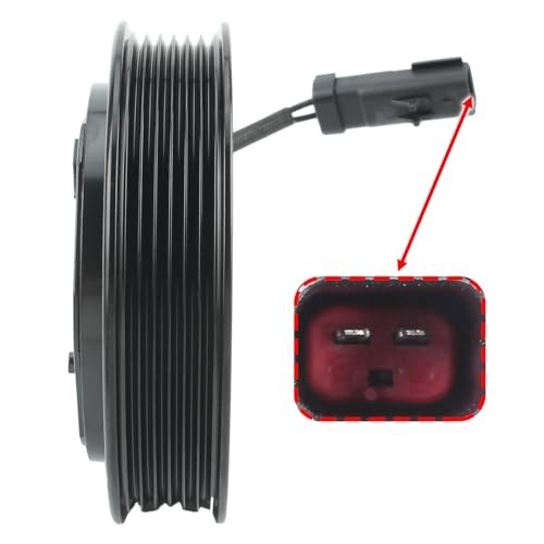 AC Compressor Clutch Assembly Kit Pulley Coil Set Compatible with Dodge