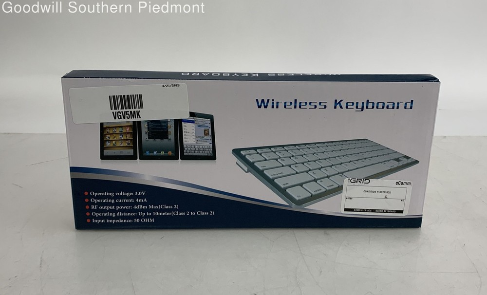 Omoton Bluetooth Wireless Keyboard - Open Box