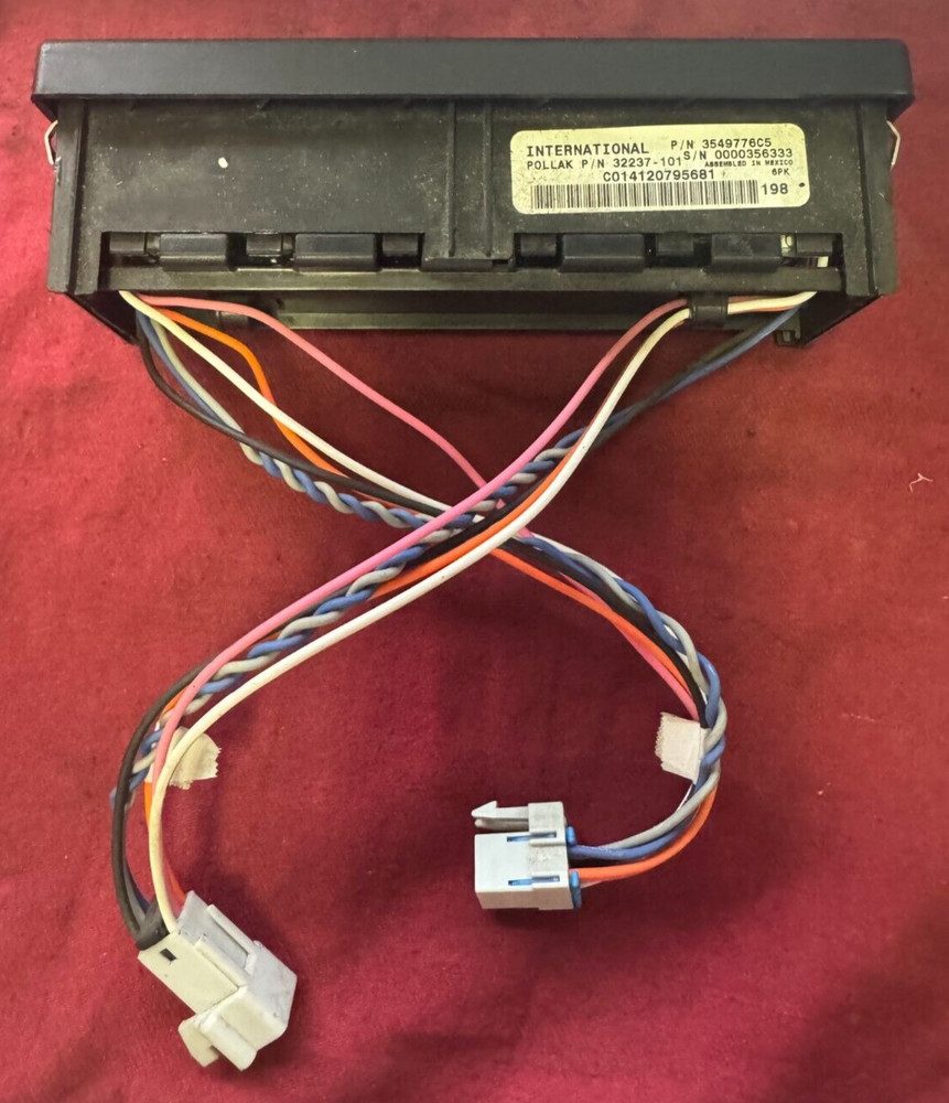 International PROSTAR SWITCH PANEL Dash Panel - 3549776C5, 32237-101