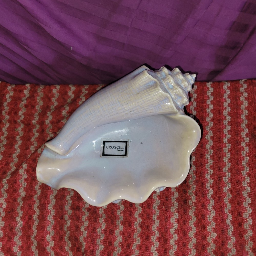 Croscill Conch Shell Soap Dish Holder AMAZING Plz Read