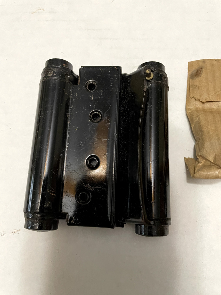 vintage 4" double acting spring butt hinges? screws .nos