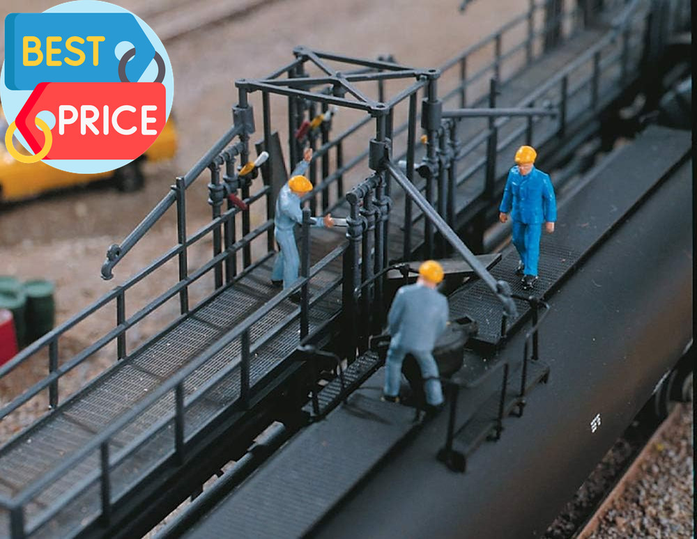 New HO Scale Model Oil Loading Platform 8 Easy to Use