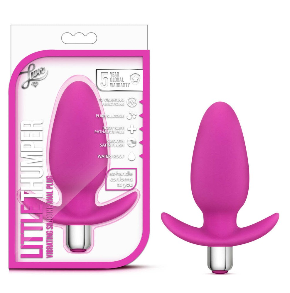 Blush Luxe -Soft Silicone Multi Speed Remote Controlled Vibrating Butt Plug